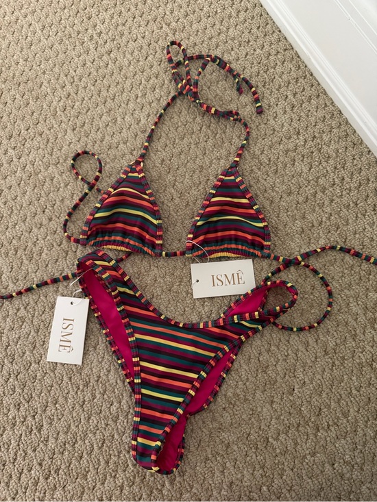 ISME swim Other - ISME Multicolor Striped Bikini Set